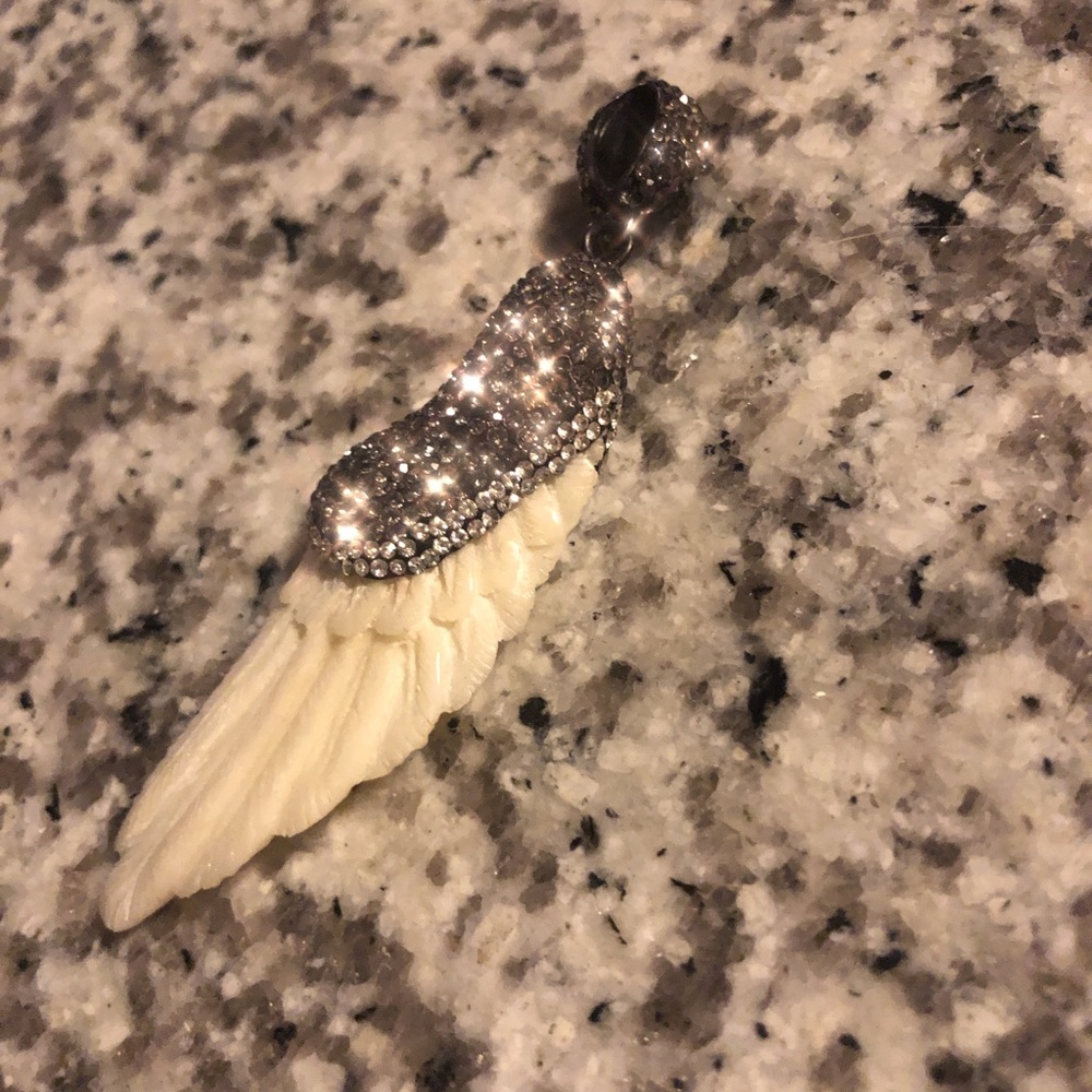 Marcasite Wing Pendant